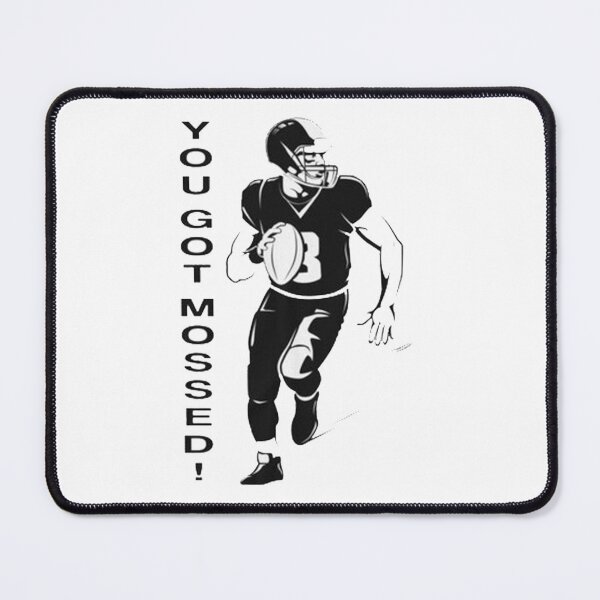 Item preview, You Got Mossed vintage player running with football designed and sold by Sltoh-Design.