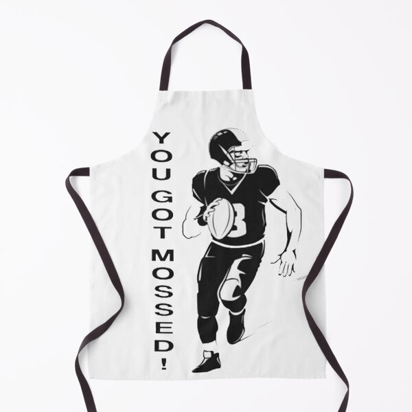 Item preview, You Got Mossed vintage player running with football designed and sold by Sltoh-Design.