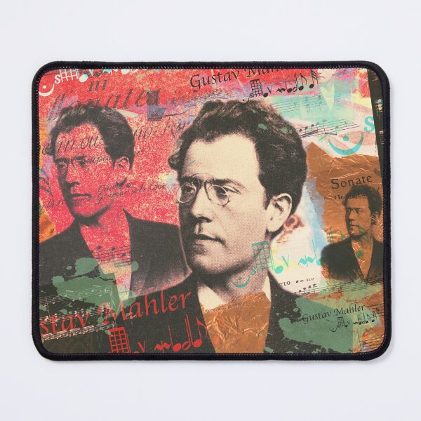 Item preview, Gustav Mahler portrait, classical music designed and sold by Mauswohn.