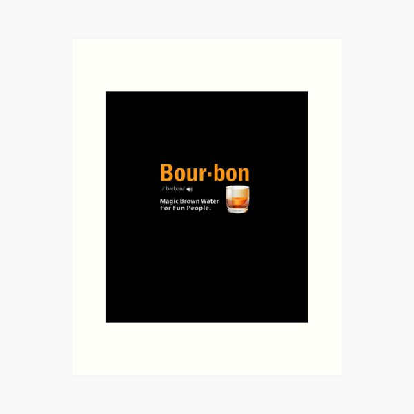 Item preview, Whiskey Bourbon Definition Magic Brown Water Kentucky designed and sold by JacekshiAmra.