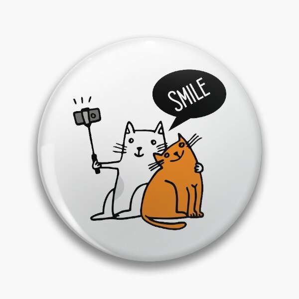 Artikelvorschau, lächeln selfi katze entworfen und verkauft von Designermehdi.