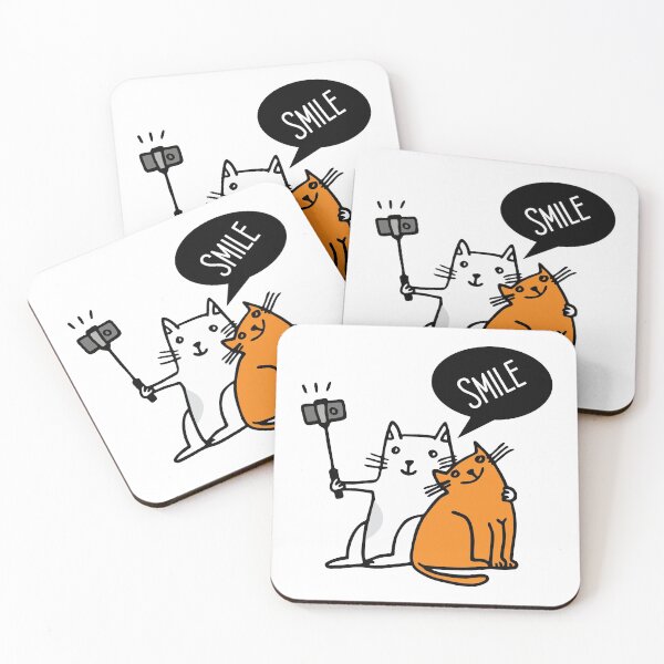 Item preview, smile selfi cat designed and sold by Designermehdi.