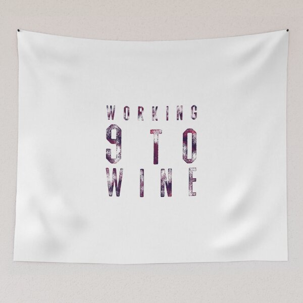 Item preview, Working 9 to Wine designed and sold by owlHouseINK.