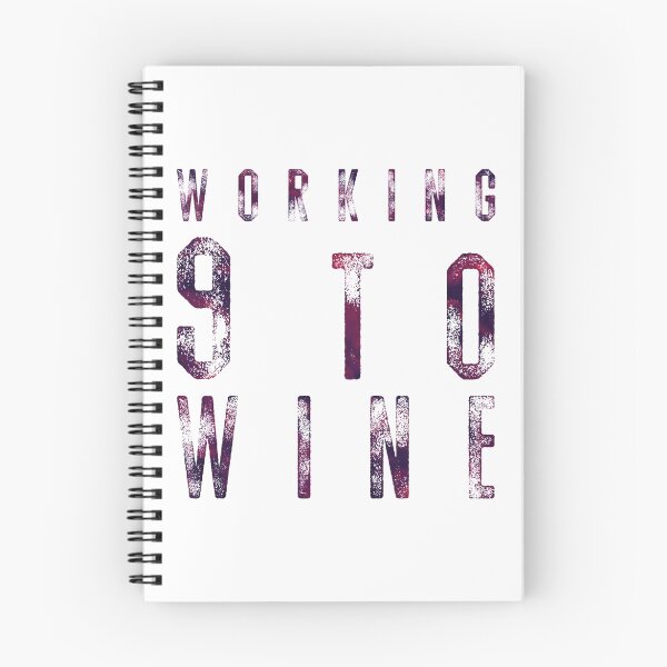Item preview, Working 9 to Wine designed and sold by owlHouseINK.