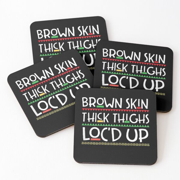 Item preview, Womens Brown Skin Thick Thighs Locd Up Melanin For Women designed and sold by JacekshiAmra.