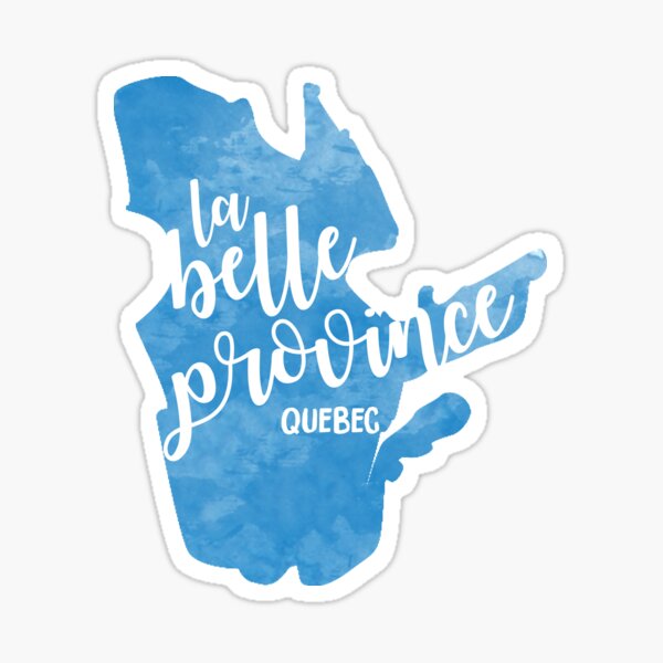 Québec - la belle province Sticker