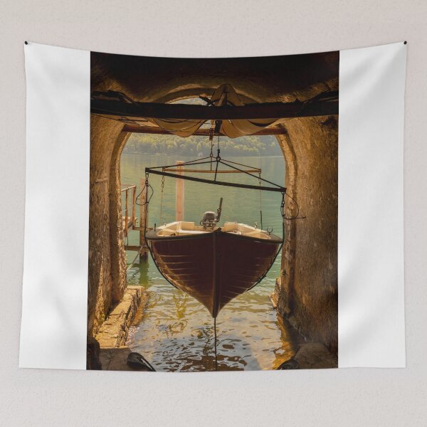 Item preview, Hanging Boat in a Tunnel and Alpine Lake Lugano designed and sold by Mats Silvan.