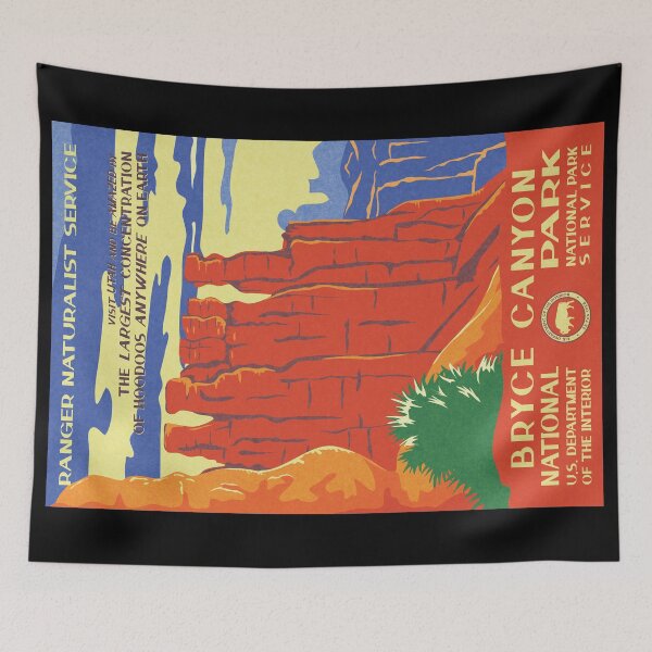 Item preview, Bryce Canyon National Park Vintage WPA Poster designed and sold by JordanHolmes.