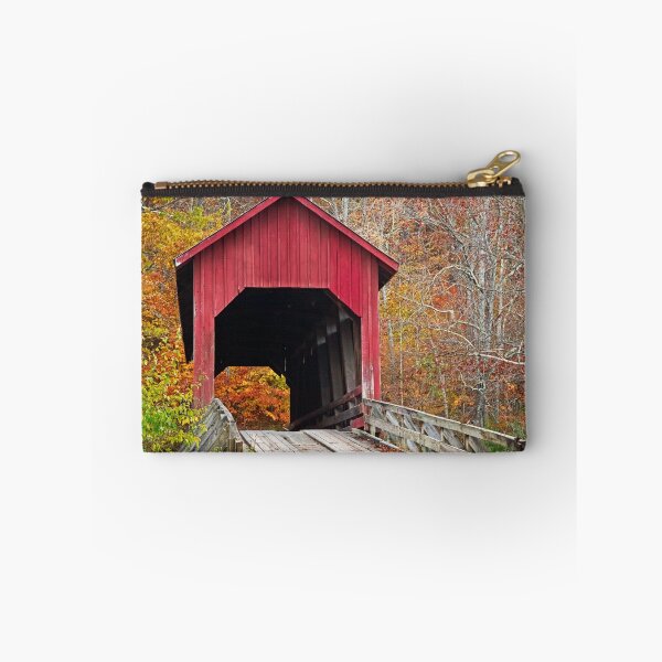 Item preview, Bean Blossom Covered Bridge in Fall designed and sold by Kenneth Keifer.