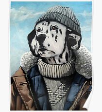 SeaDog - anthropomorphic dog portrait Poster