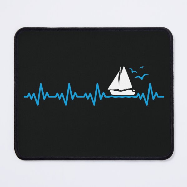 Item preview, Sailing Heartbeat Boat Captain Pulse Sailor Gift designed and sold by alenaz.