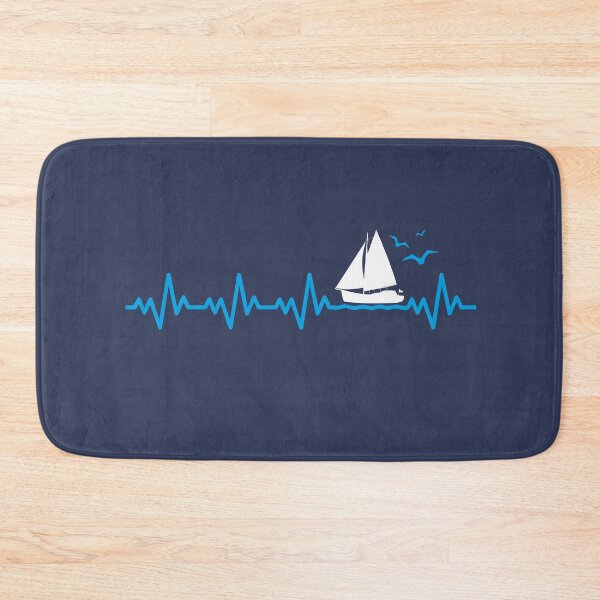Item preview, Sailing Heartbeat Boat Captain Pulse Sailor Gift designed and sold by alenaz.