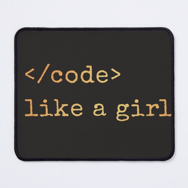 Item preview, </Code> Like A Girl designed and sold by AscendMerch.