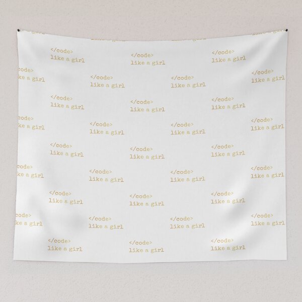 Item preview, </Code> Like A Girl designed and sold by AscendMerch.