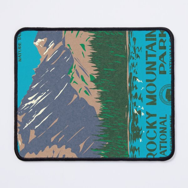 Item preview, Rocky Mountain National Park Vintage WPA Poster designed and sold by JordanHolmes.