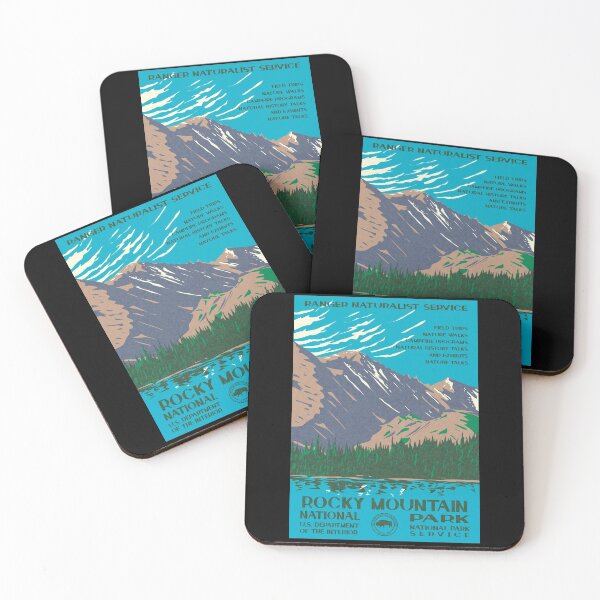 Item preview, Rocky Mountain National Park Vintage WPA Poster designed and sold by JordanHolmes.