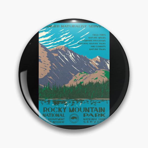 Artikelvorschau, Rocky Mountain Nationalpark Vintage WPA Poster entworfen und verkauft von JordanHolmes.
