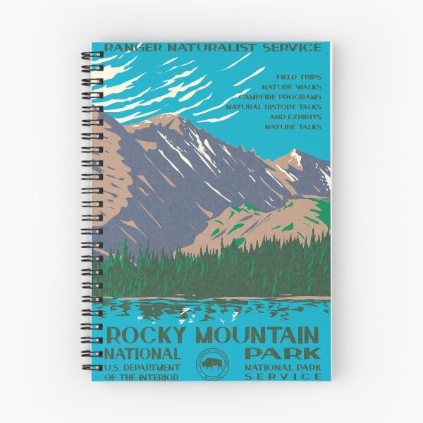 Item preview, Rocky Mountain National Park Vintage WPA Poster designed and sold by JordanHolmes.