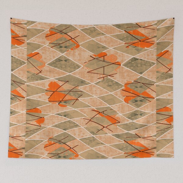 Item preview, Batik Bathik Pattern Bed Sheet or Frock Design 79 designed and sold by PodiShawna.