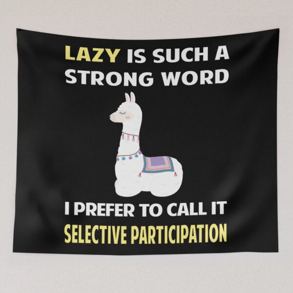 Item preview, Lazy Selective Participation Alpaca 16  designed and sold by Gregoryl930.