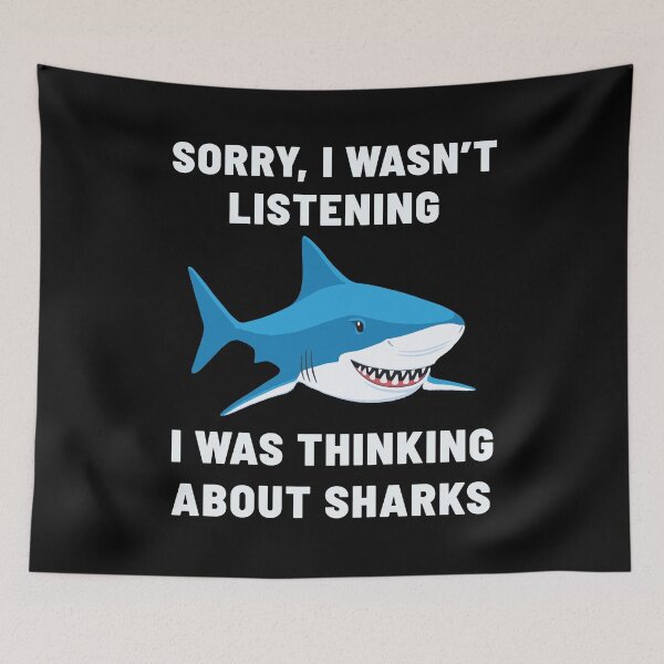 Item preview, Funny Shark designed and sold by Zagach Letters.