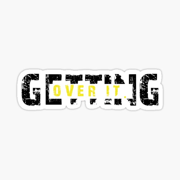 Getting Over It Stickers for Sale