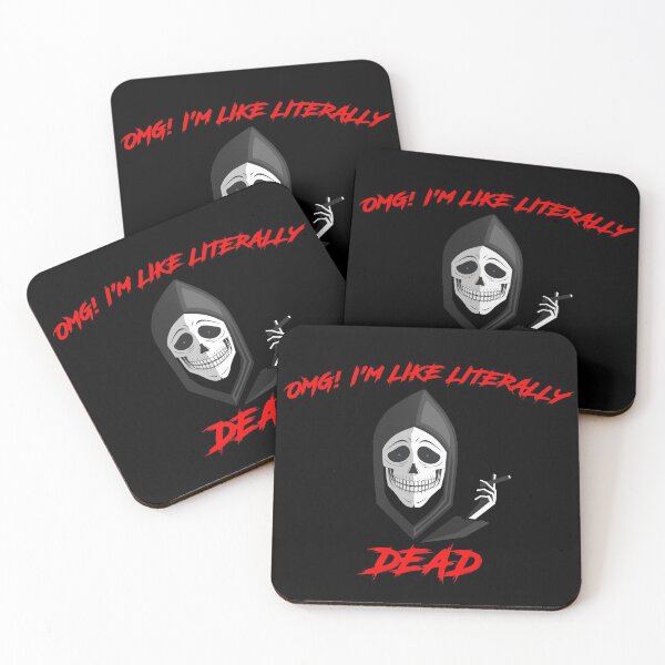 Item preview, OMG I'm Like Literally Dead, Skeleton, Cute Halloween designed and sold by Smartshirts1.