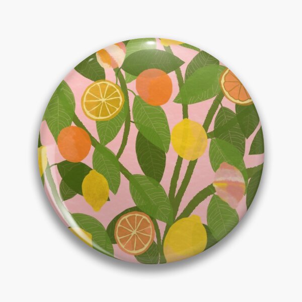 Item preview, Joyful Citrus Tree - Pink Background designed and sold by KizzyW.