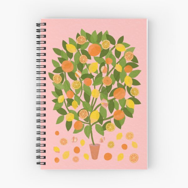 Item preview, Joyful Citrus Tree - Pink Background designed and sold by KizzyW.