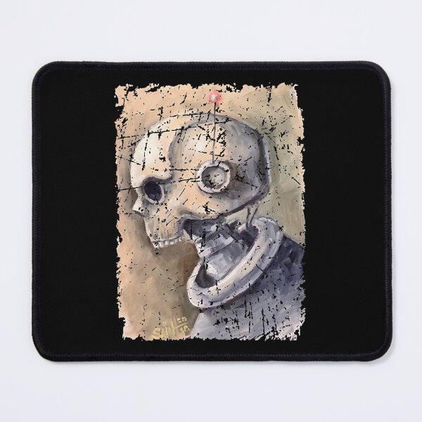 Item preview, Skull Robot. Vintage grunge style designed and sold by ErchulMali.