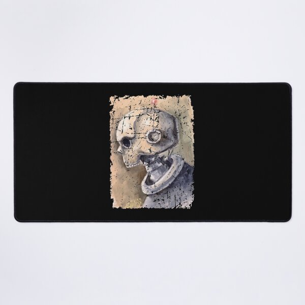 Item preview, Skull Robot. Vintage grunge style  designed and sold by ErchulMali.