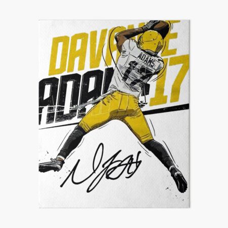 Davante Adams Home Jersey Art Board Print for Sale by