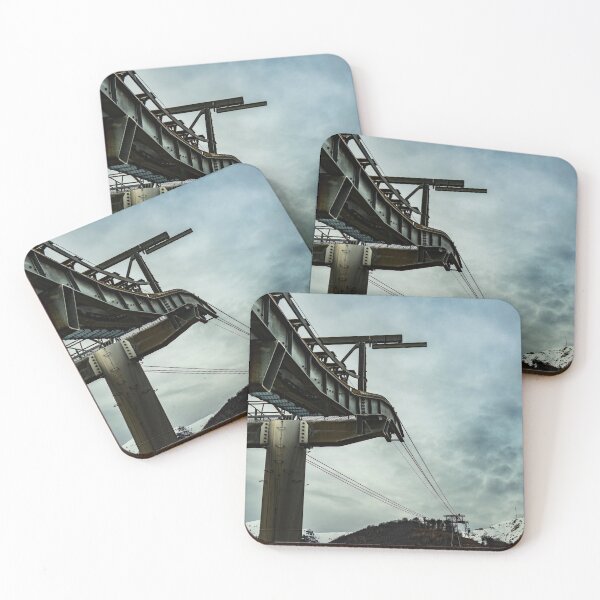 Item preview, Cable Car Built Structure and Snow-capped Mountain designed and sold by Mats Silvan.