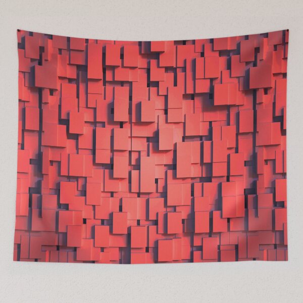 Item preview, Abstract Checks Shapes Pattern Bed Sheet or Frock Design designed and sold by PodiShawna.