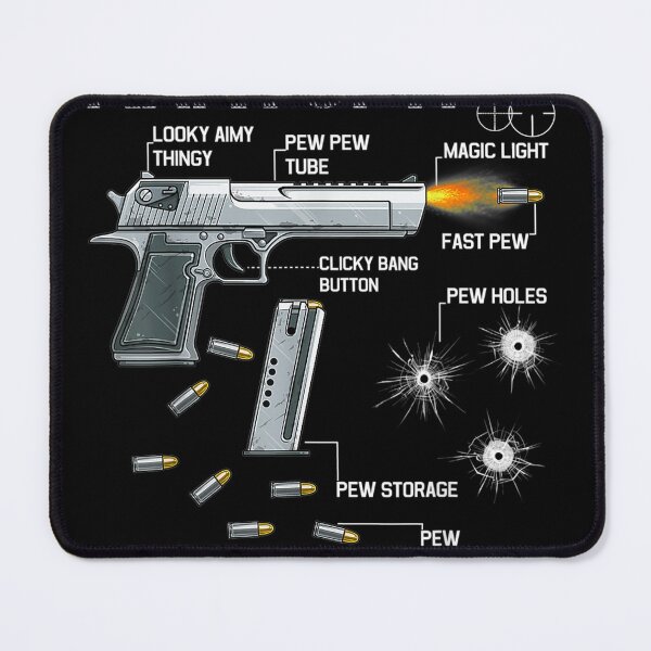 Item preview, Anatomy Of A Pew Pewer Ammo Gun Amendment Meme Lovers designed and sold by JasonNathaya.