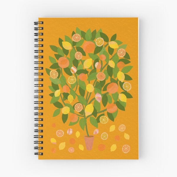 Item preview, Joyful Citrus Tree - Orange Background designed and sold by KizzyW.