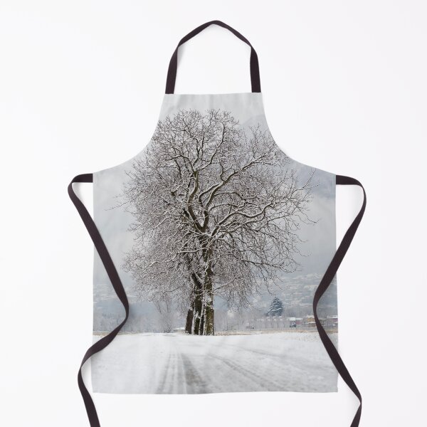 Item preview, Bare Tree on a Winter Road with Mountain in a Snowy Day designed and sold by Mats Silvan.