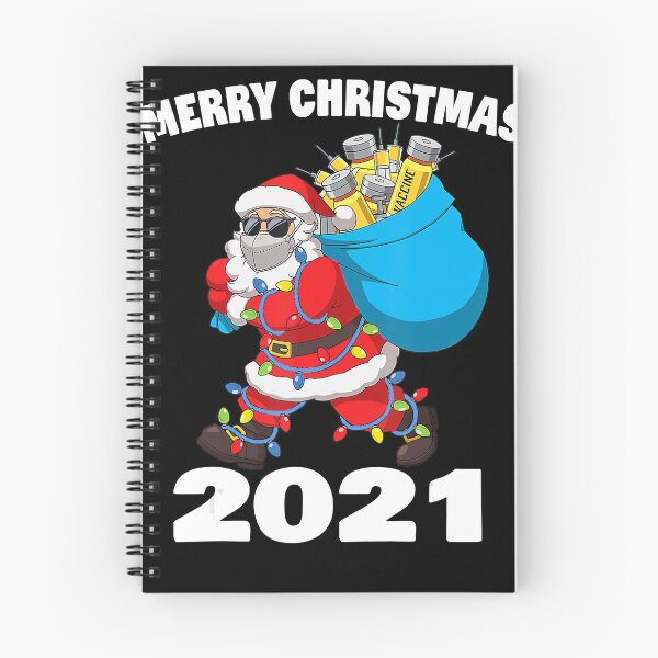 Item preview, Santa Claus Vaccinated Xmas Lights Merry Christmas 2021  designed and sold by Michaelmansr572.
