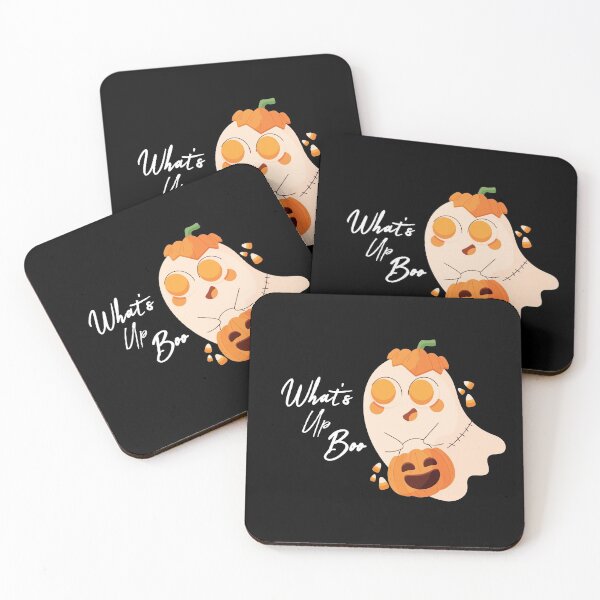 Item preview, what's up boo - Funny Halloween Cute Ghost Face designed and sold by SdForce.