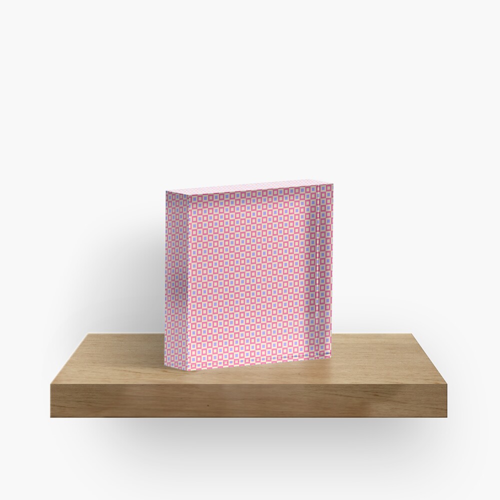 Beauty Bush - Pattern Monster Acrylic Block