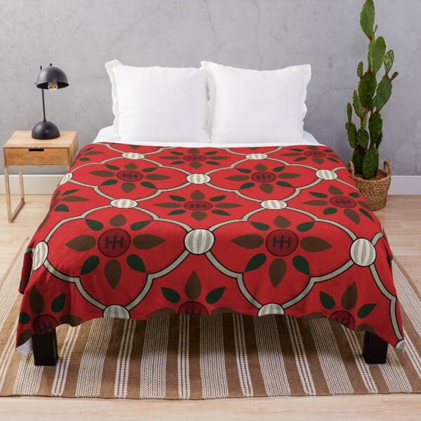 Item preview, Punjabi Floral Art | Traditional Design | Red Floral Pattern designed and sold by WIO Whatever Is ON.