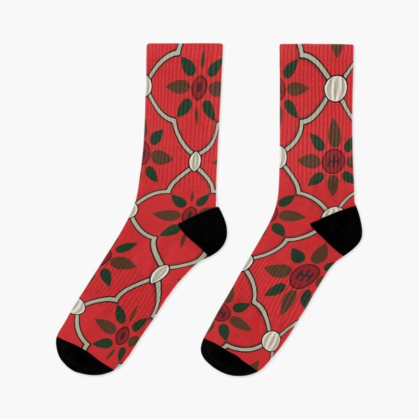 Item preview, Punjabi Floral Art | Traditional Design | Red Floral Pattern designed and sold by WIO Whatever Is ON.
