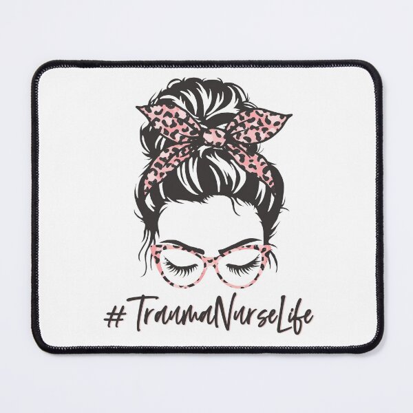 Item preview, Trauma Nurse Life Messy Bun | Gifts for trauma nurse | Trauma department Medical team designed and sold by Violet Treasures.