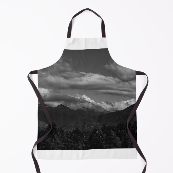 Item preview, Panoramic View over Mountain with Snow and Weisshorn with 4505 Meters High and Rothorn with 4228 Meters High and Cloudscape designed and sold by Mats Silvan.