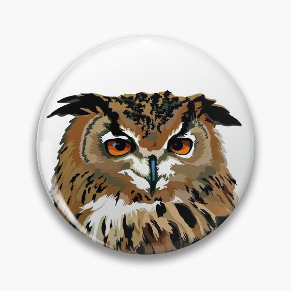 Item preview, Eurasian eagle owl designed and sold by Scat the cat.