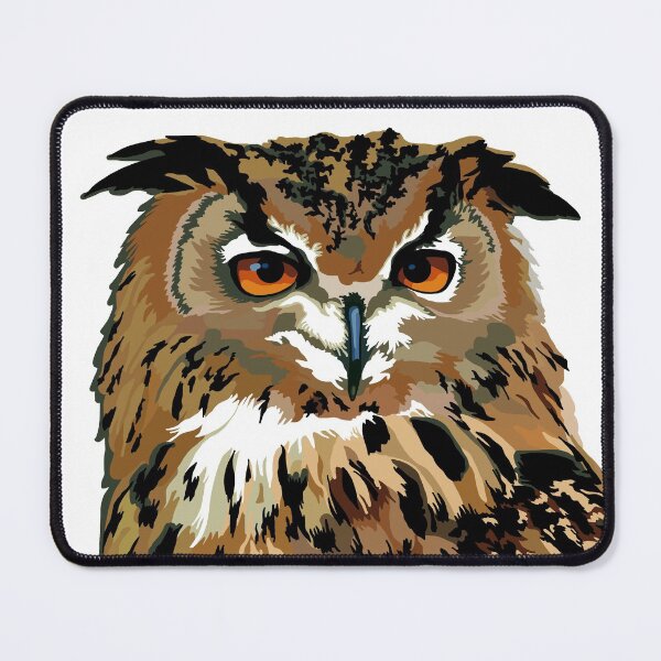 Item preview, Eurasian eagle owl designed and sold by Scat the cat.