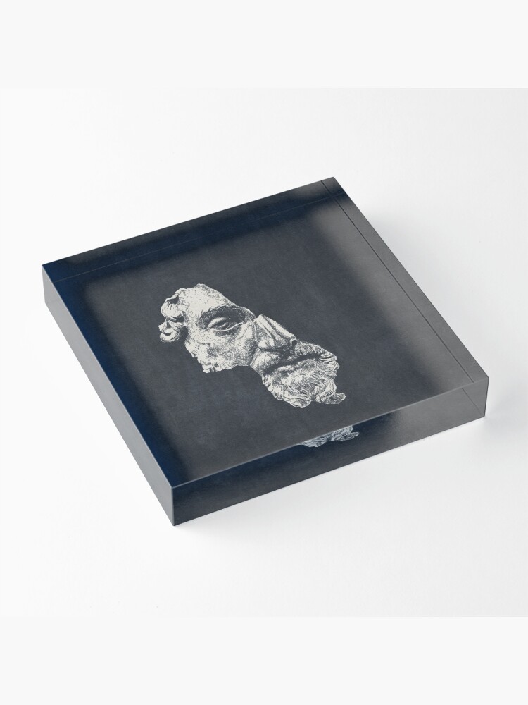 Thumbnail 3 of 5, Acrylic Block, MARCUS AURELIUS ANTONINUS AUGUSTUS / Ink - Dark designed and sold by danielcoulmann.