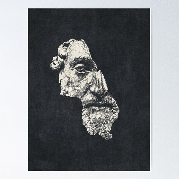 Item preview, MARCUS AURELIUS ANTONINUS AUGUSTUS / Ink - Dark designed and sold by Daniel Coulmann.