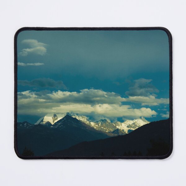 Item preview, Panoramic View over Mountain with Snow and Weisshorn with 4505 Meters High and Rothorn with 4228 Meters High and Cloudscape designed and sold by Mats Silvan.