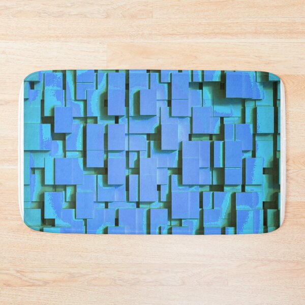 Item preview, Abstract Checks Shapes Pattern Bed Sheet or Frock Design 3 designed and sold by PodiShawna.